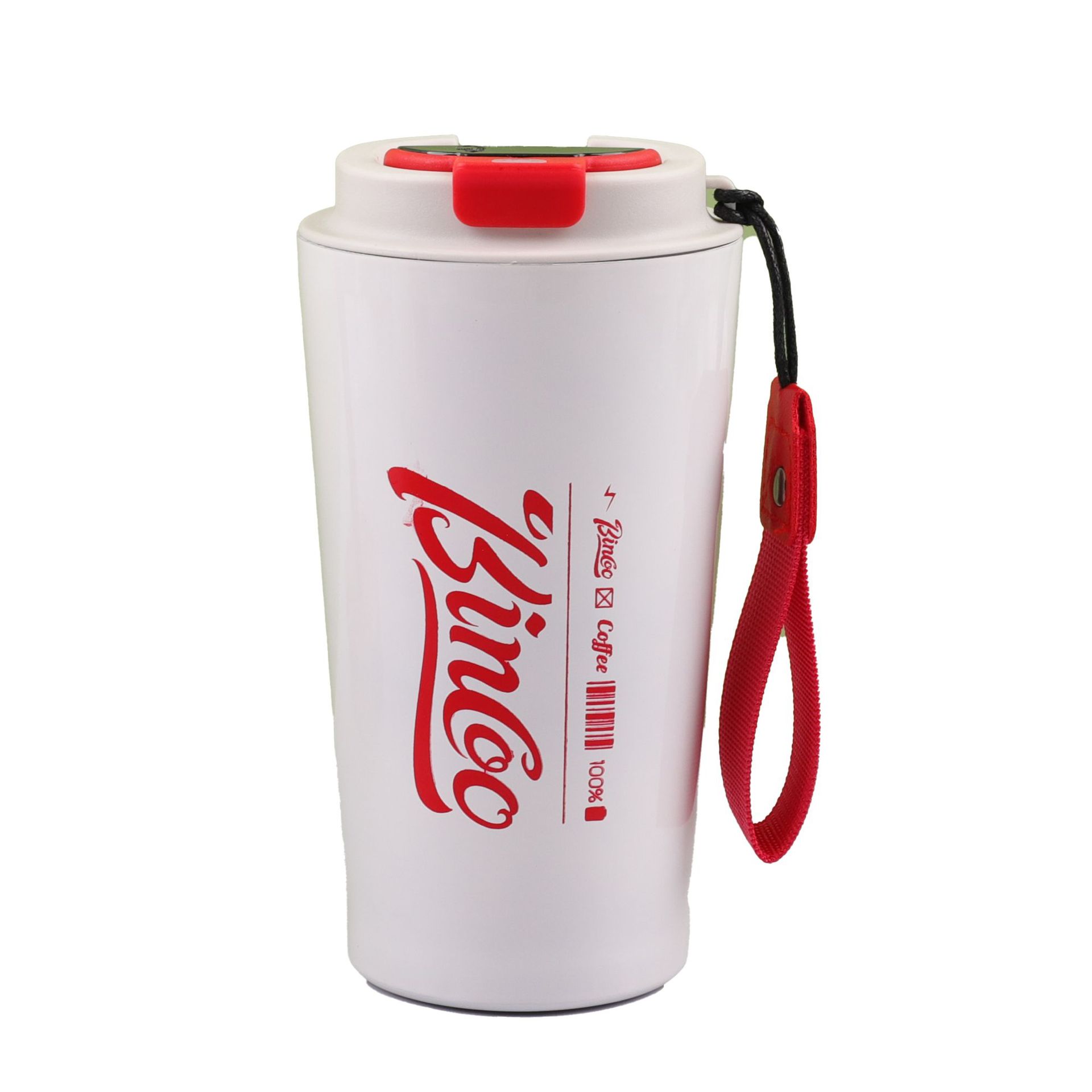 Creativo nuevo 304 acero inoxidable aislamiento térmico taza de café portátil cuerdas de transporte oficina al aire libre taza de agua de café