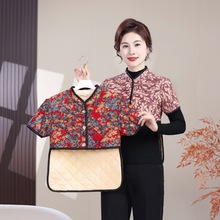 中老年妈妈加绒防寒护肩护腰保暖新款护肩颈女士坎肩