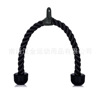 Fitness training black stocks biceps muscle rope bast muscles nylon tension ropes high -level drop -down pull rope