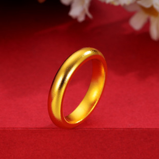 Խ��ɳ��ŷ���Ȧ��ָ999����24k�S��ɫ�����Ϸ��a��Y����H����