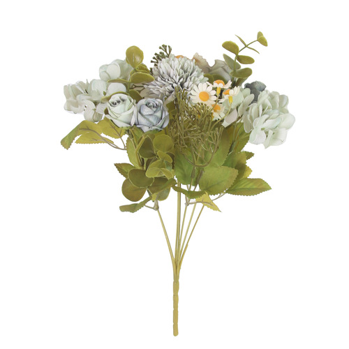 Hundred Flowers Simulation Rose Bouquet Nordic Style Living Room Indoor Floral Decorative Ornaments Wholesale Dried Daisy Artificial Flowers