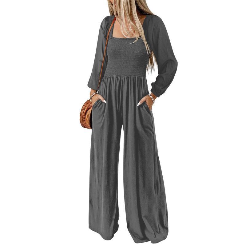 款Women's Casual Loose Overalls Jumpsuits One Piece Long|undefined
