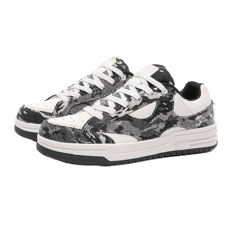 InShuang Zapatos blancos casuales, nicho original para hombres y mujeres, primavera y verano, nuevos zapatos de skate para parejas, zapatos deportivos universales del campus