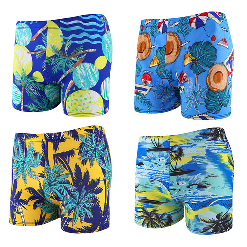 Men's Anti-Embarrassment Swim Trunks, Adult Plus Size Quick-Dry Swim Trunks, Relaxed Fit Men's Swim Shorts for Hot Springs