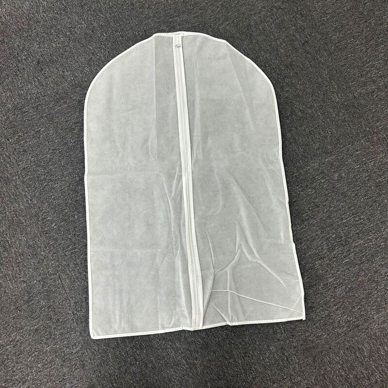 厂家现货批发无纺布防尘罩加厚西装大衣罩透明可水洗服装防尘袋子|undefined
