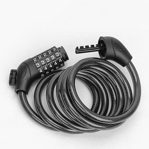 Bicycle lock password lock 4-digit 5-digit anti-theft portable electric bike lock mountain bike electric bike accessories chain lock