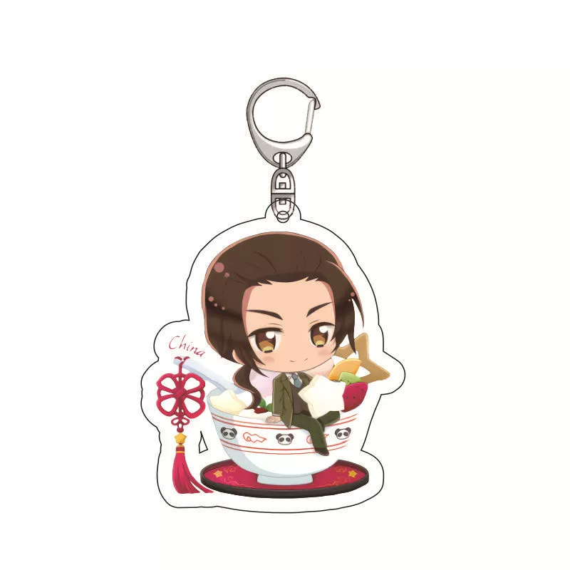 Acrylic transparent keychain