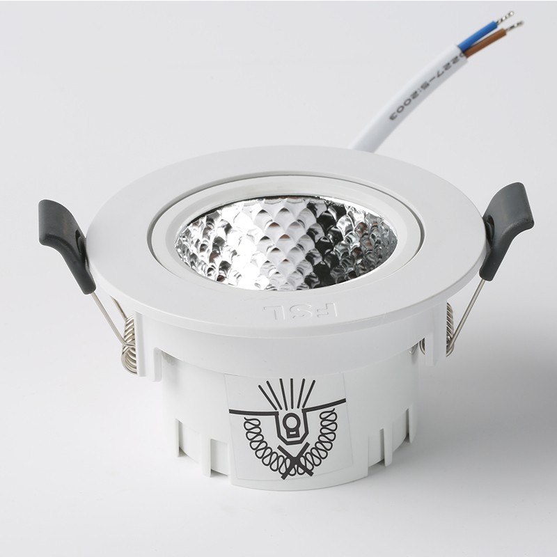 FSL Foshan Lighting LED spotlights ceiling lights for clothing stores thick aluminum material embedded living room hole background wall spotlights