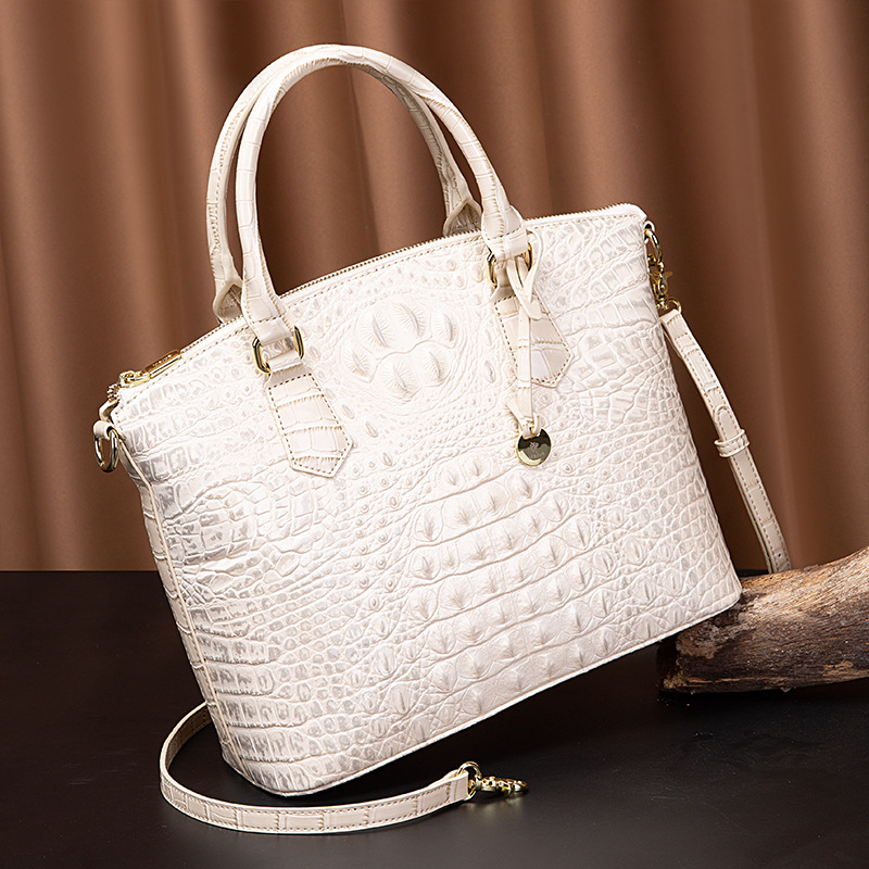 Crocodile Brahman 3D Neue Handtasche aus echtem Leder für Damen Doukuai Live Broadcast Organization_voghion.com