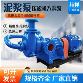 80ZJW压滤机入料泵加压杂质泵高压泥浆泵高铬合金耐磨矿用渣浆泵