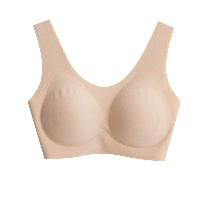 Silk thin wireless bra, removable breathable underwear - Шелковый тонкий беспроводной бюстгальтер, съемный дышащий нижнее белье