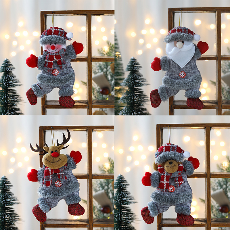 57g Weight Hanging Ornaments Event & Party Supplies Party Occasion Nonwoven Material Christmas Cute Santa Claus Snowman Nonwoven Party Hanging Ornaments