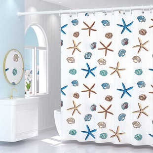 Shower Curtain Partition Curtain Shower Curtain Cloth Shower Curtain Rod Set Shower Door Curtain Curtain Bathroom Waterproof and Mildew-Proof Free of Charge 10,000