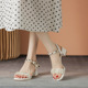shoes for girls to work wear commuting skirt, new shoes for 2023 summer, small fragrant straight sandals