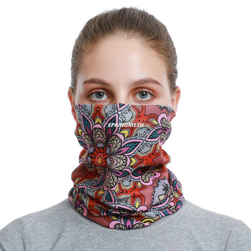 Outdoor Headscarf Neck Gaiter for Men and Women, Summer Sun Protection, Sports Cycling Magic Face Mask, Fishing Mask with Printed Logo, Sun Protection