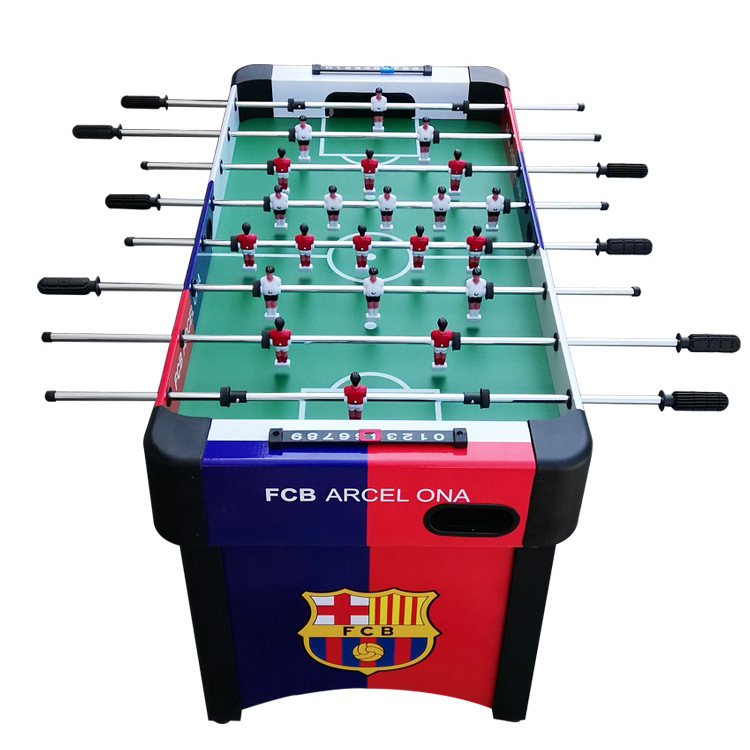 Mesa de futbolín de 1.2 metros para comercio exterior al por mayor, mesa de fútbol estándar de 8 postes