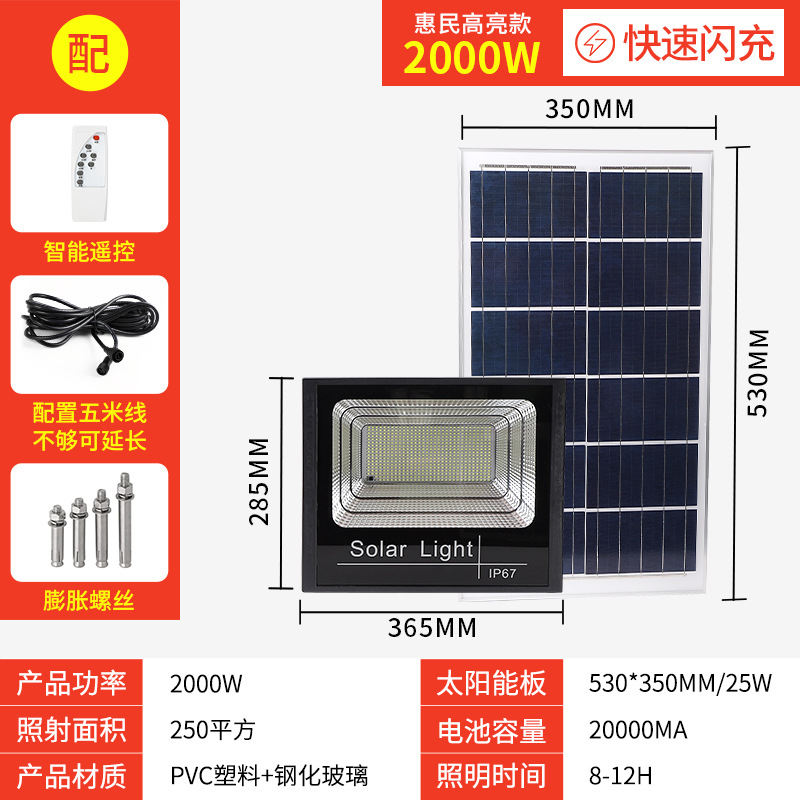 Foco solar LED impermeable para exteriores, luz de inundación de carretera y jardín, fabricante Zhongshan Lighting