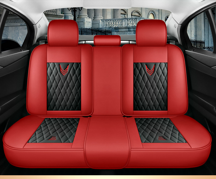 Cross-Border Full Leather Car Seat Covers, Universal Car Seat Cushions for All Seasons, Fully Enclosed Car Seat Cushions