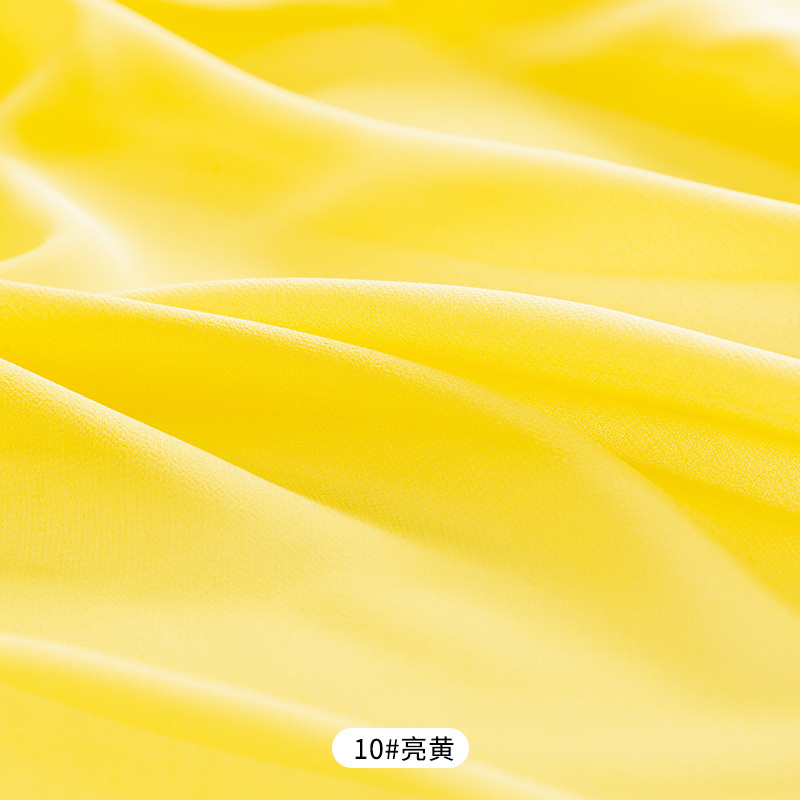 不透雪纺布料夏季垂感裙布服装里衬内衬黑色白色纱布裙子DIY面料|undefined