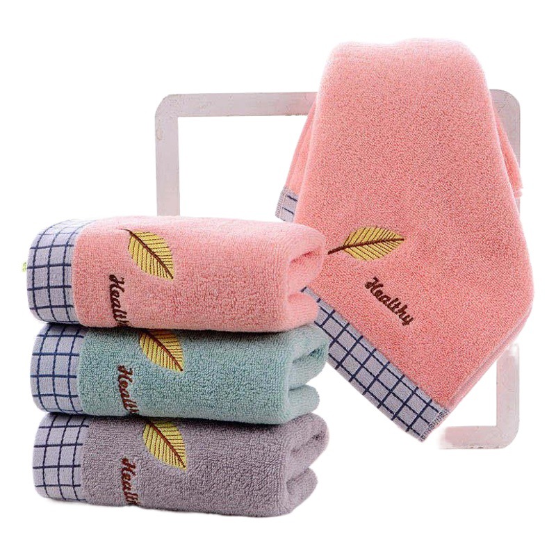 Cotton Towel Home Daily 32-strand Absorbent Wash Face Towel Hand Gift Box Embroidered logo Cotton Wholesale Gaoyang