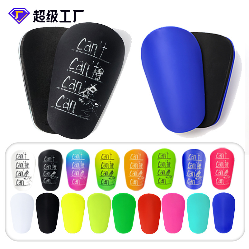 Amazon Mini Football Shin Guards Printed Children's and Teenagers' Small Board Master Fixed Shin Guards Wholesale