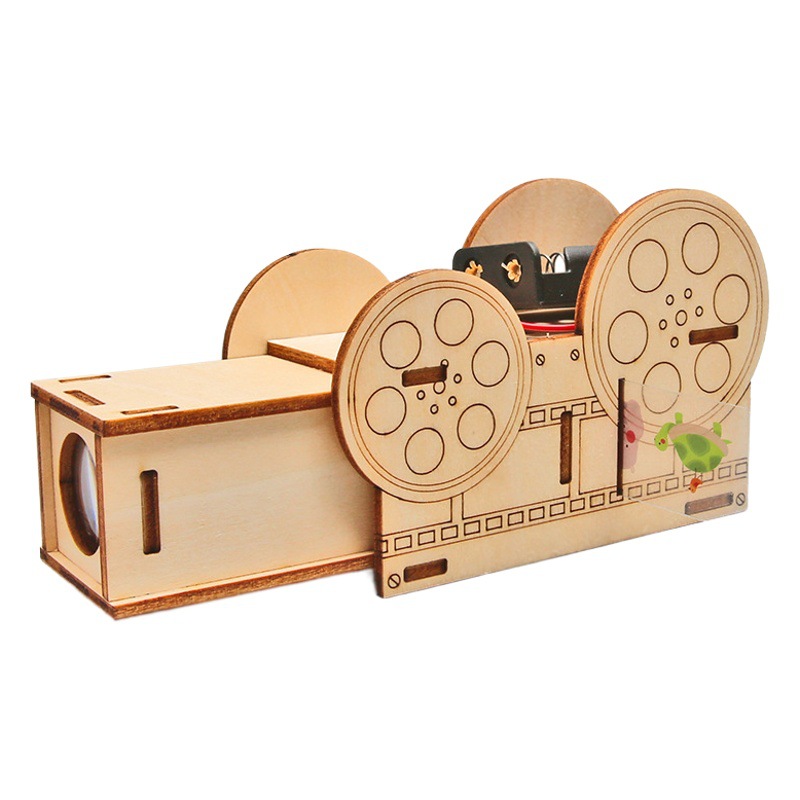 Proyector de diapositivas casero para niños proyector Escuela Primaria juguetes educativos experimento científico equipo DIY Tecnología pequeña producción