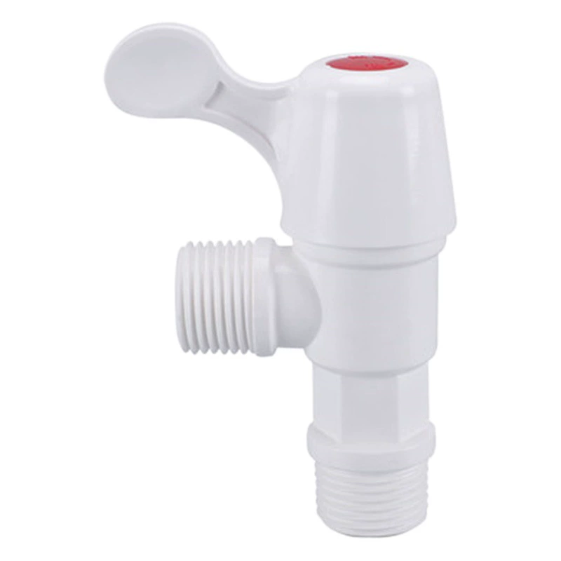 Совместные пластиковые Сантехника ванная комната WP01201 пластиковый угловой клапан воды запорный клапан резервуар для воды шланг угловой клапан 4 точки ПВХ треугольный клапан