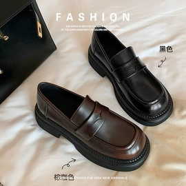 乐福鞋;女式时装单鞋;女式皮靴