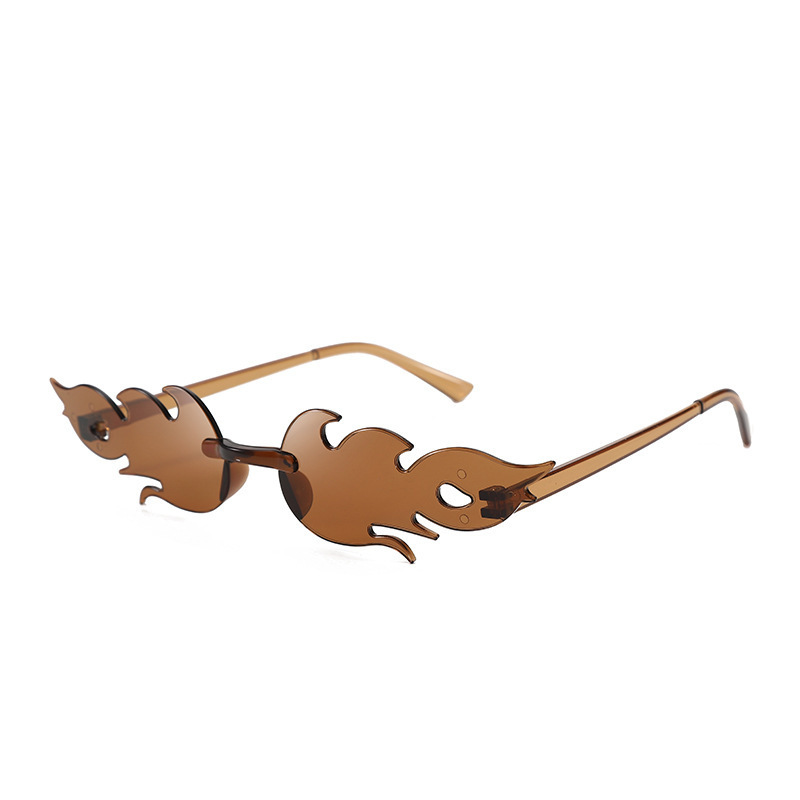 Gafas de sol llama color caramelo para baile y espectáculos