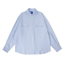 RUIIENRS x Magmans 2025 春季新款 宽松纯色百搭纯棉衬衫 C3231