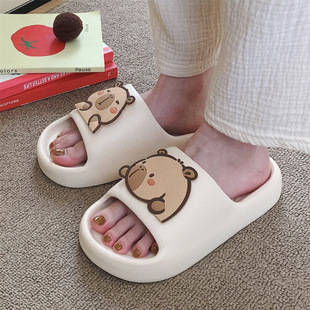 Cute slide, slippers for leisure, internet celebrity, soft sole