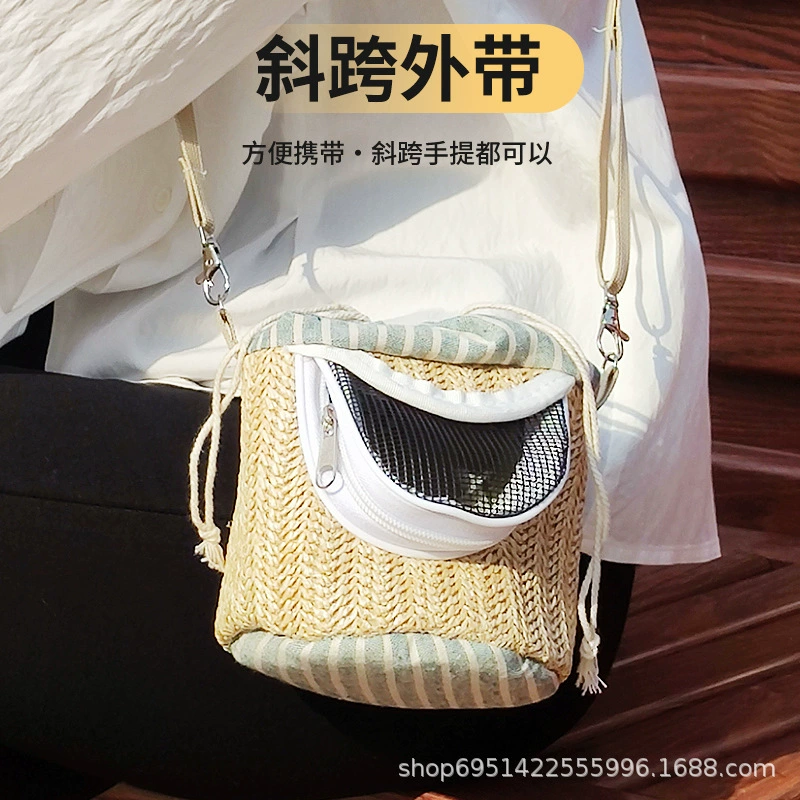 Попугай внешняя упаковка Наклоненная дышащая летняя Треккинговая клетка для пиона Huanfeng Портативная сумка на вынос оптом