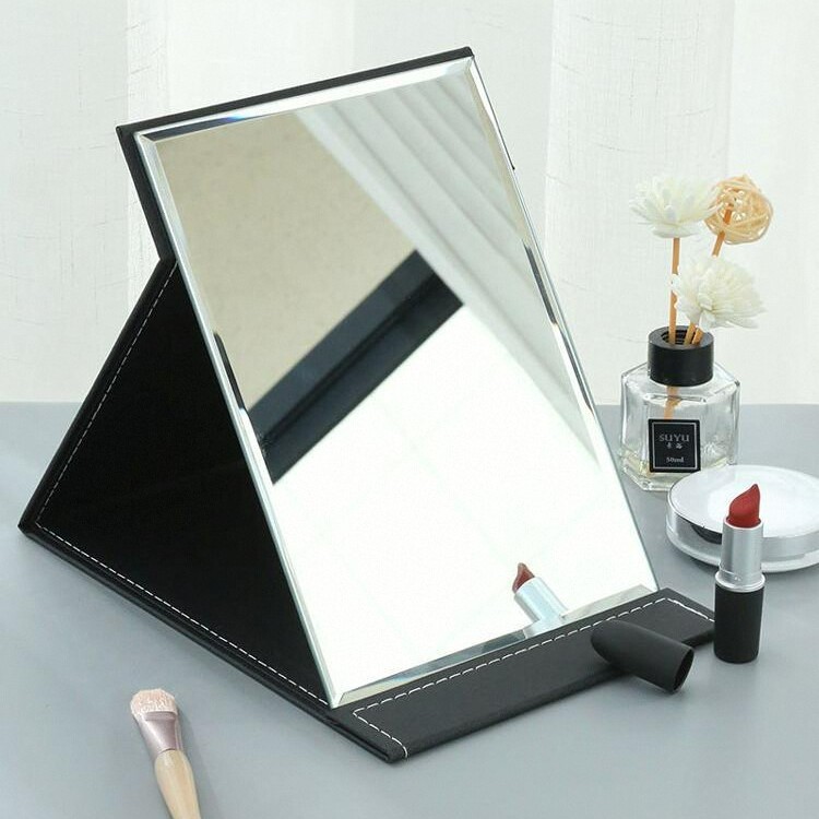 Men's Folding Mirror Dormitory Portable Makeup Mirror Student Number Small Mirror Shaving Bathroom