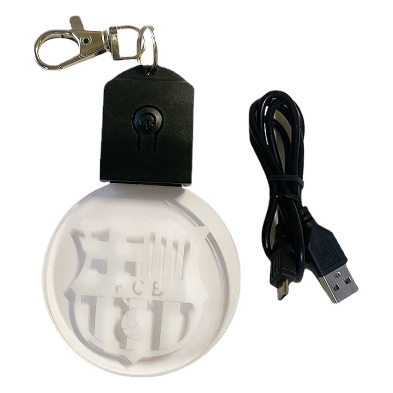 Креативный светоизлучающий брелок акриловая красочная светодиодная подвеска с высокой ценностью