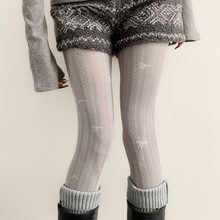 灰色丝袜女蝴蝶结白色连裤袜子秋冬款加厚白丝美拉德咖啡色打底袜