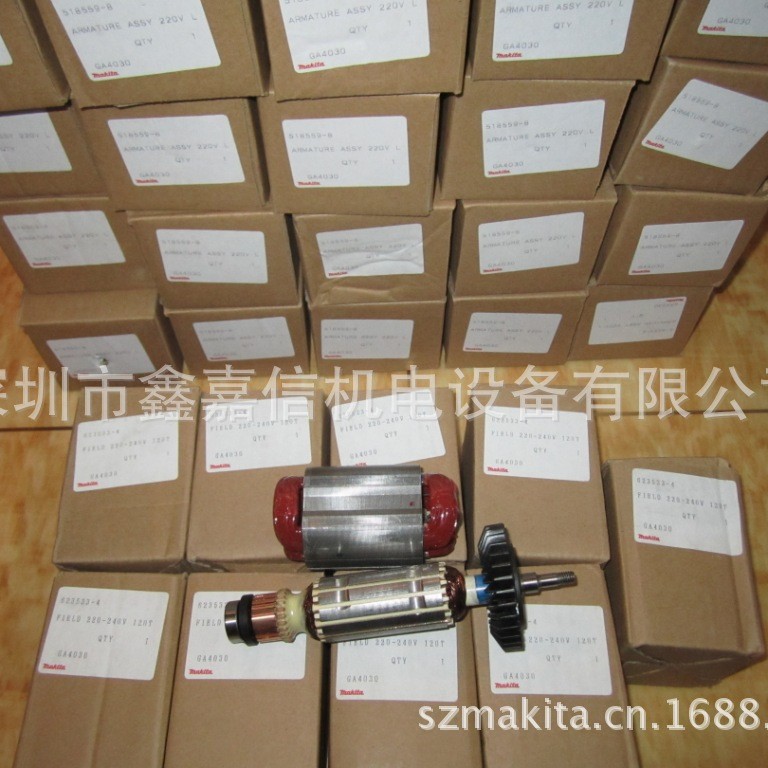 现货批发零售日本makita牧田原装GA4034转子与定子
