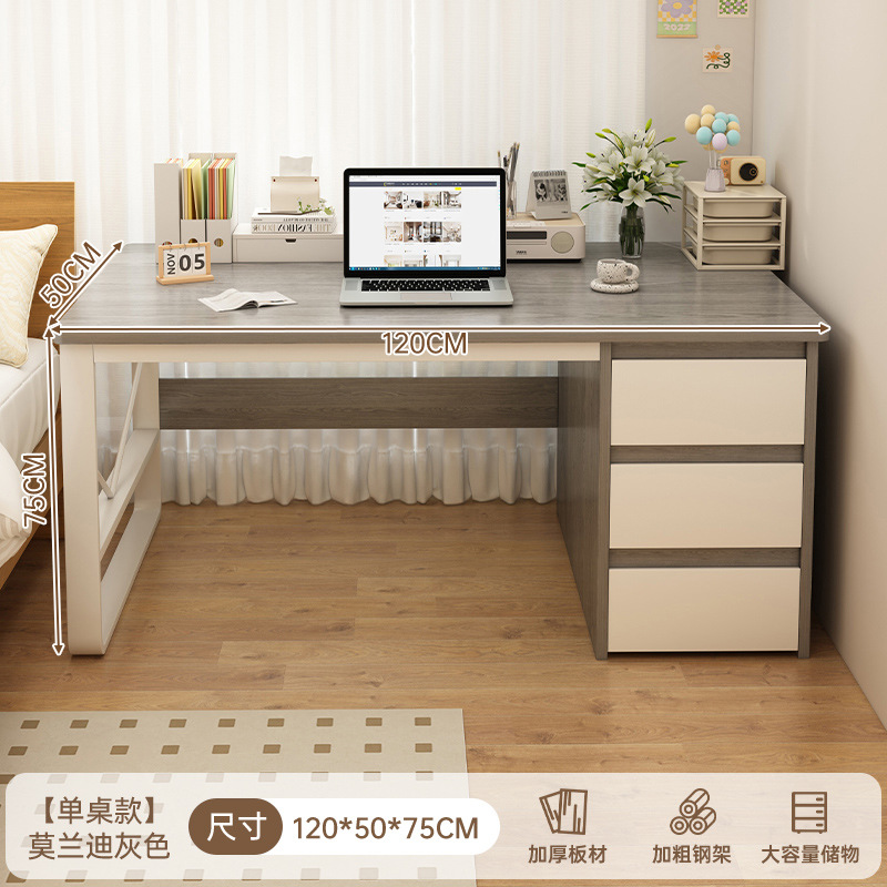 Escritorio de computadora personalizado dormitorio escritorio de escritorio estudiantil escritorio de escritura simple moderno con cajón escritorio de almacenamiento