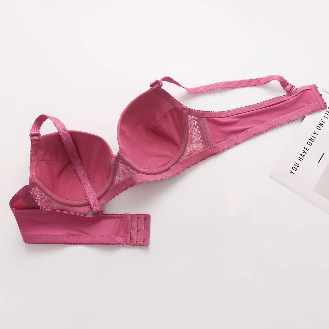 2024 nueva ropa interior damas sexy con anillo de acero se reúnen cómodos fabricantes de sostén transpirable tradicional al por mayor sostén