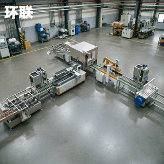 快递打包生产线 电商打包流水线 自动开箱装箱封箱机 机器人码垛