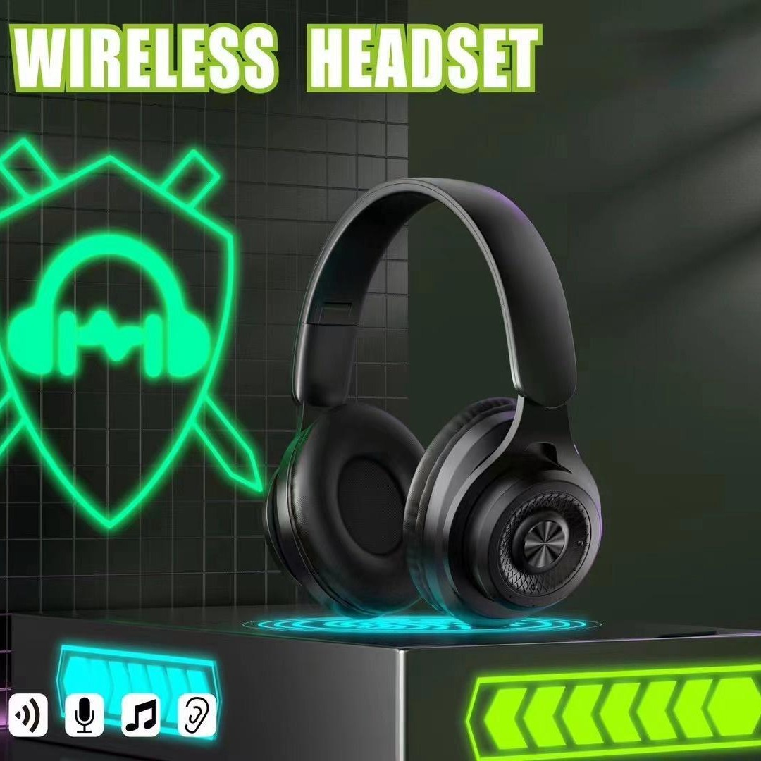 New cross-border hot sale low price headset Bluetooth headset card-inserting wireless headset e-sports game Factory Direct Hair