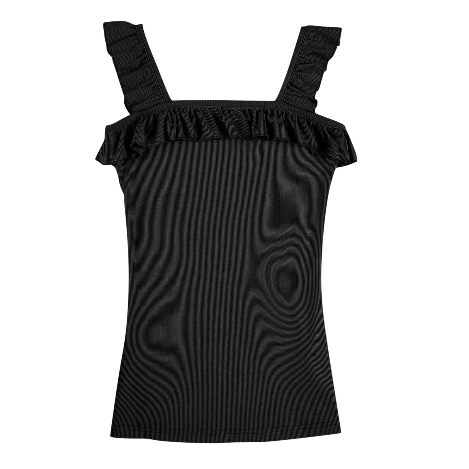 INS Stil 2023 Sommer Neue Nachtclub Mode Sexy Strap Open Back aushöhlen Slim Fit Offenen Nabel Tank Top_voghion.com
