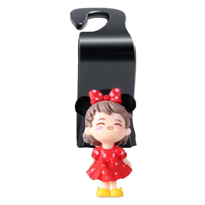 Suministros de decoración de automóviles Gancho de coche, respaldo de asiento, celebridad de Internet, pareja 3D, gancho de coche de dibujos animados, regalo de sala en vivo