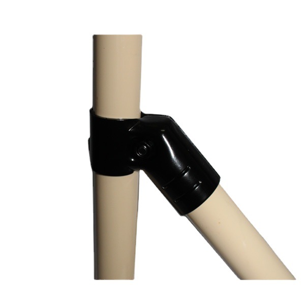 供应不锈钢管夹头 电泳黑色接头线棒组装链接件