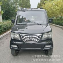 多功能家用电四轮家用代步拉货电动车可配油电两用双排电动皮卡车