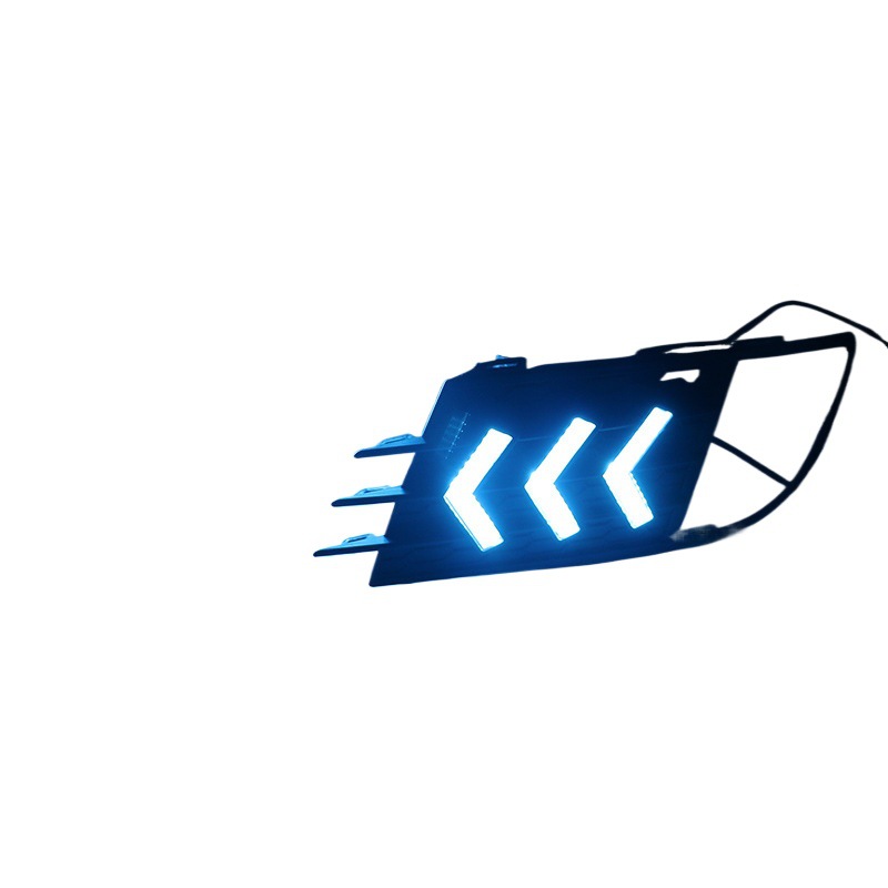 13 Modelo 14 Modelo 15 modelo Tiguan Luz de marcha diurna nueva Tiguan especial LED modificación de la luz de marcha diurna con luz de guía de dirección