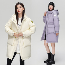 专柜同款羽绒服女冬季新款轻薄百搭时尚白鸭绒宽松保暖中长款外套
