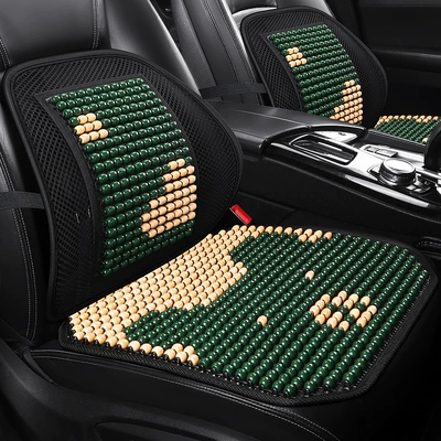 Cool pad | co-pilot general massage waist protection backrest - 1-square-cushion-1-lumbar-support-emerald