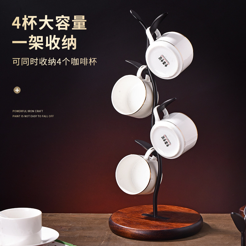 Sostenedor de taza de café de estilo country americano simple taza transfronteriza titular de la taza de agua titular de la taza de vidrio Fuente de la fábrica