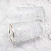 Net Red Water Cup INS Jianou Creative Glass Cup Sunflower Transparent Phnom Penh fruit juice cup group gift cup