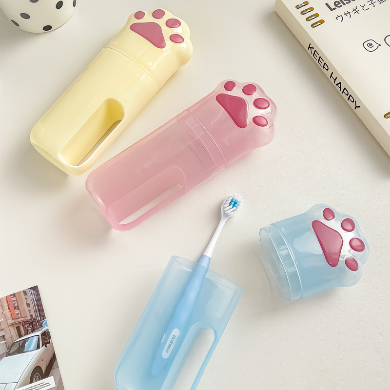 Custodia da viaggio per spazzolino con bicchiere a dente_voghion.com